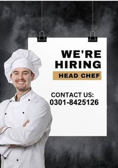 Professional Cook Required