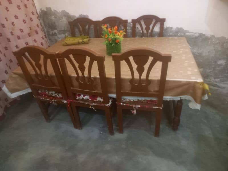 dining table with chairs 2