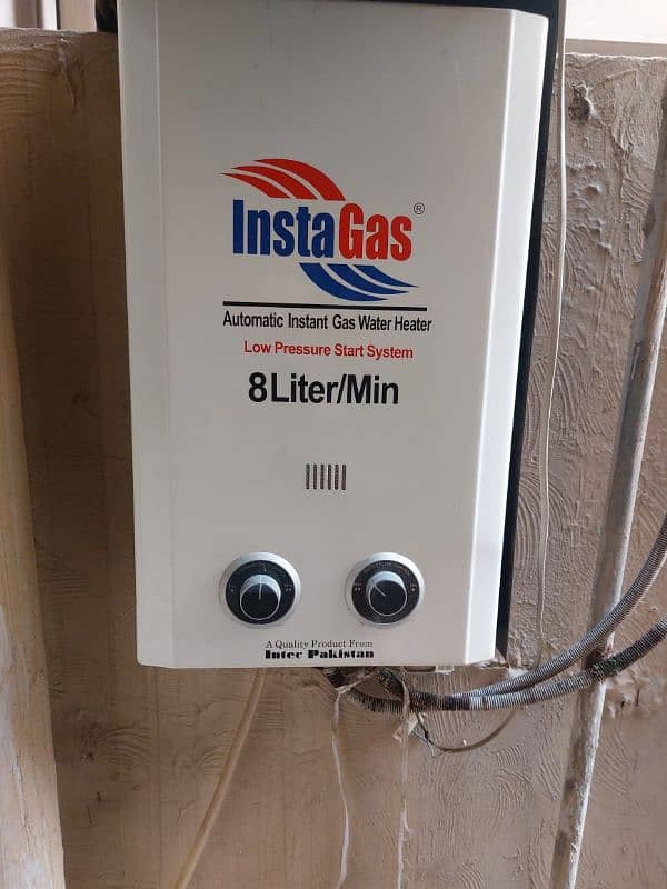 InstaGas instant geyser 8 liter 1