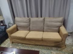 duck feather comfy sofa set with free 1 ottoman