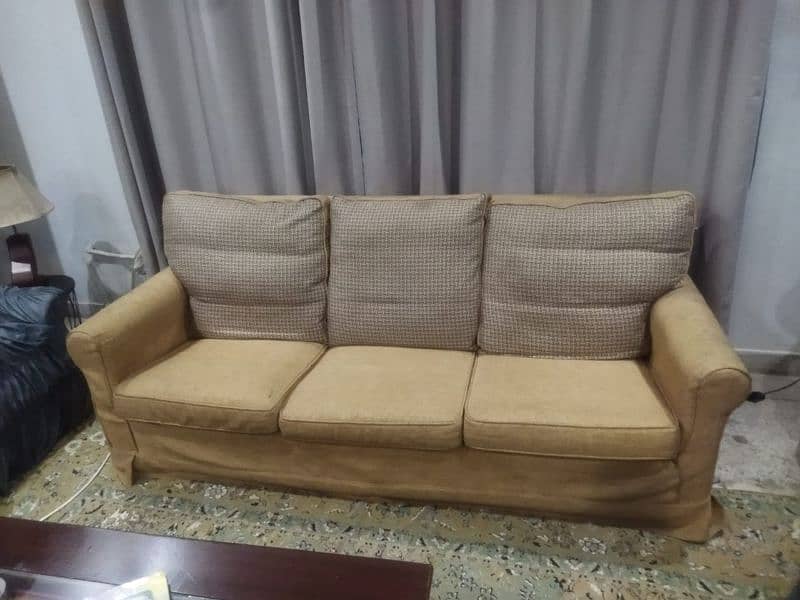 duck feather comfy sofa set with free 1 ottoman 0