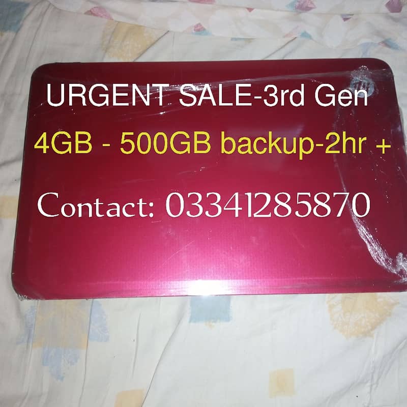 LAPTOP I5- 3rd & 6th gen - URGENT SALE EXELEEINET CONDITION 0