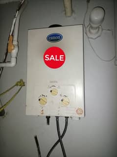 Canon brand instant gas gyser for urgent sale