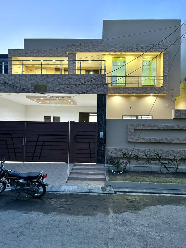 House For Sale At Premium Location Of Tech Town Satiyana Road Near To Fish Farm Near To Ripha University10.5 Marla Brand New Double Story House For Sale 0