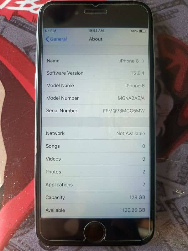 APPLE IPHONE 6 - PTA Approved - 128GB, 4G LTE, FINGERPRINT SENSOR. 2