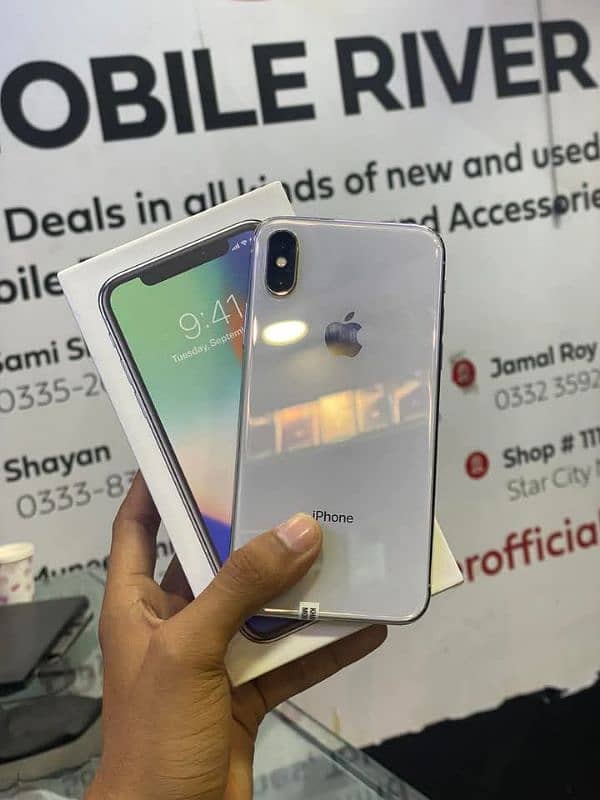 Iphone x good condition pta approved ( 0343 6193635 whatsapp number ) 0