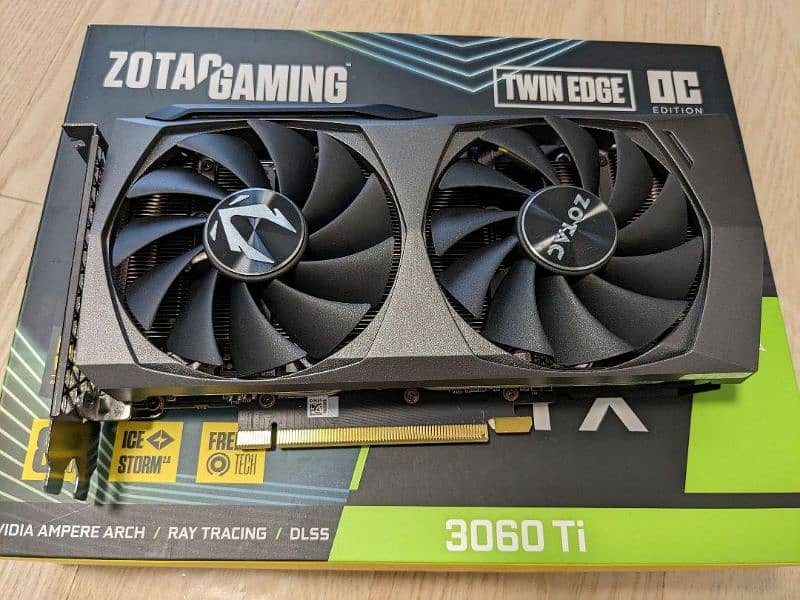 rtx 3060ti zotac with box graphic card for sale 0