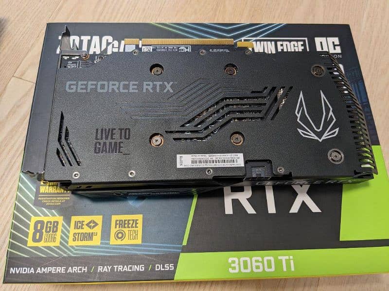 rtx 3060ti zotac with box graphic card for sale 1