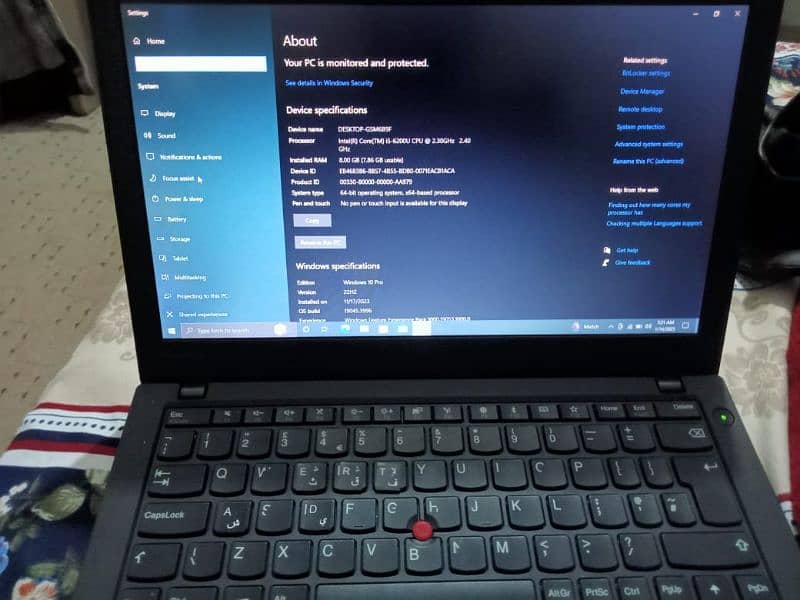 Lenovo i5 6th 8gb ram 256 ssd A+ Condition 2