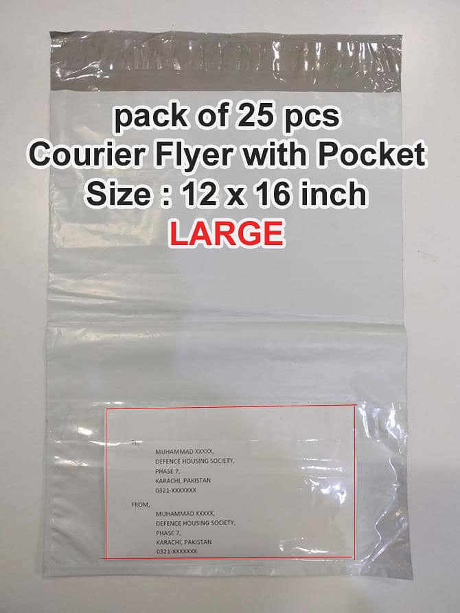 50pc10x12 shipping flyers bags plastic Large Courier packing 12X16 1