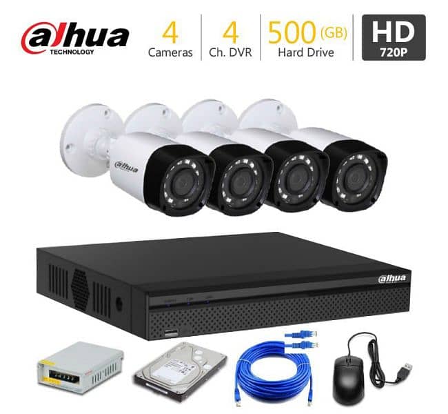 Dahua 4 channel Full setup and installation 1