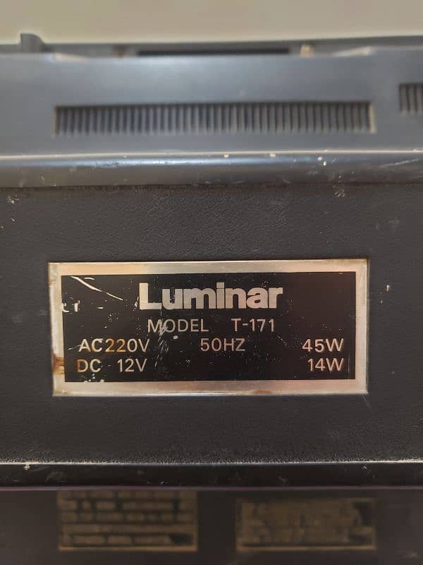 luminar 1976/77 woden model tv oky condition 4