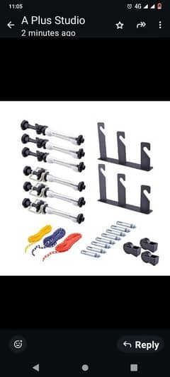 3-Roller Wall Mounting Manual Backdrop Support System