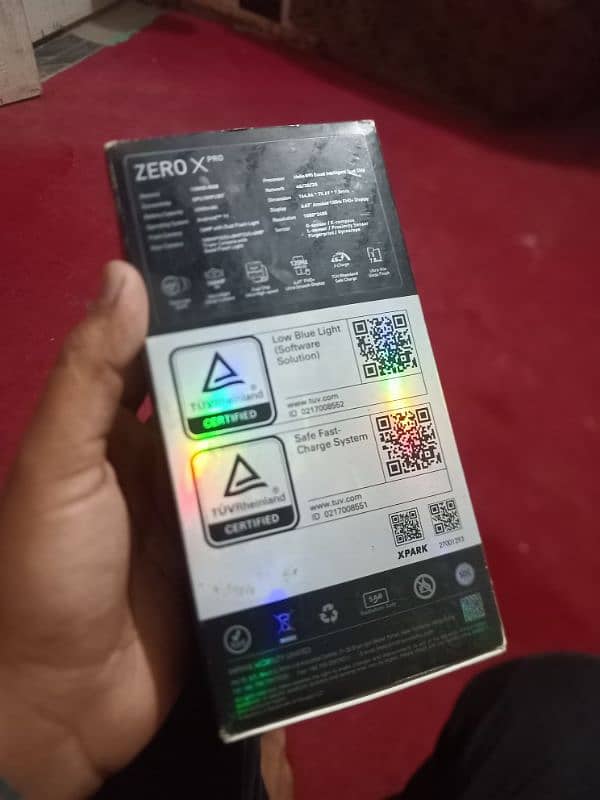 zero x pro 8gb 128gb official PTA full box 3