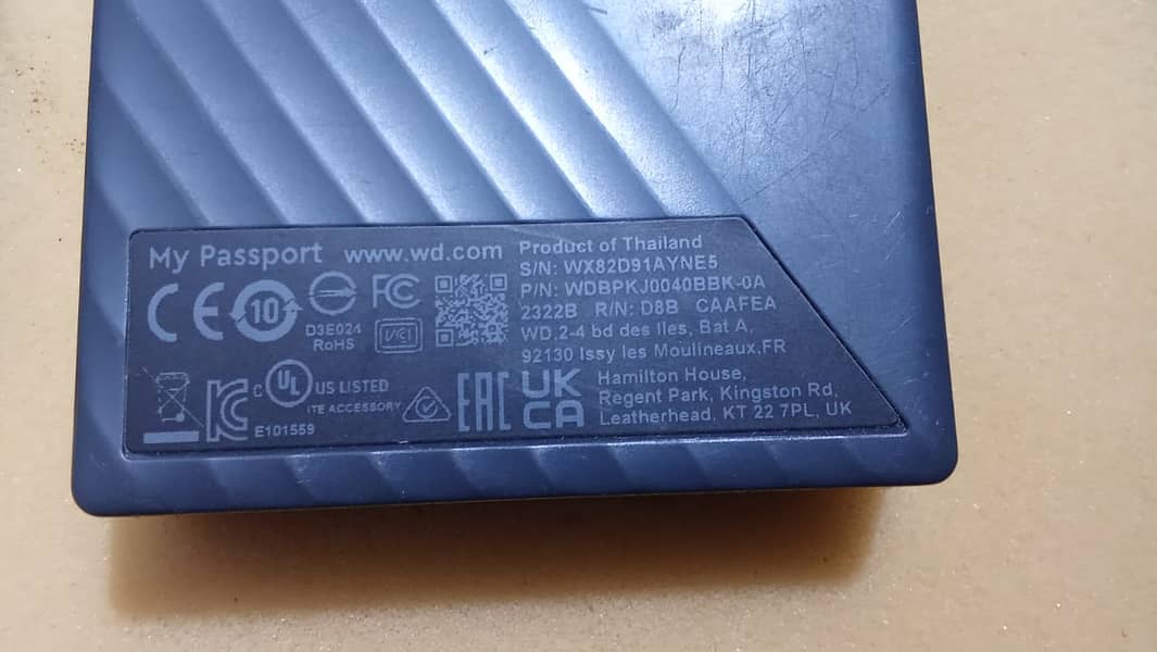 WD Passport Drive 0