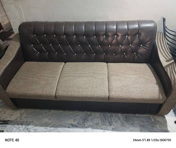 choclaty brown sofa set 0