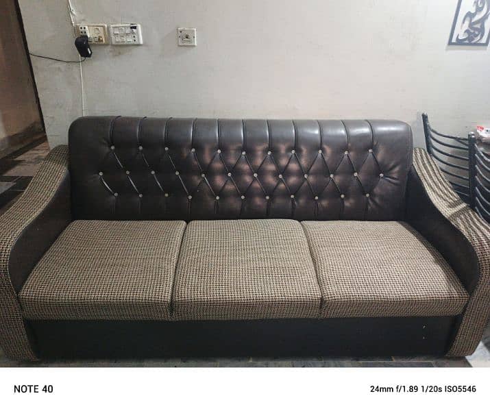 choclaty brown sofa set 1