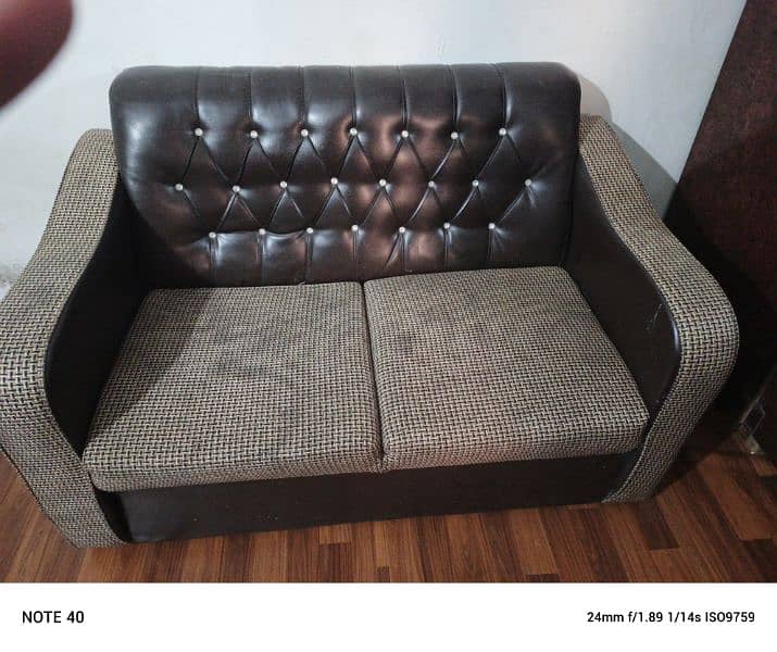 choclaty brown sofa set 2