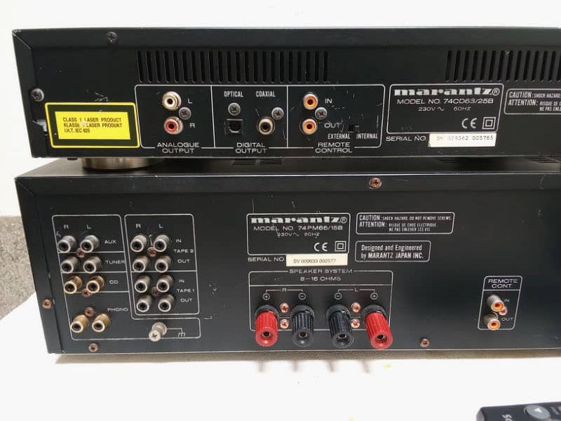 Marrantz Amp and CD player 6