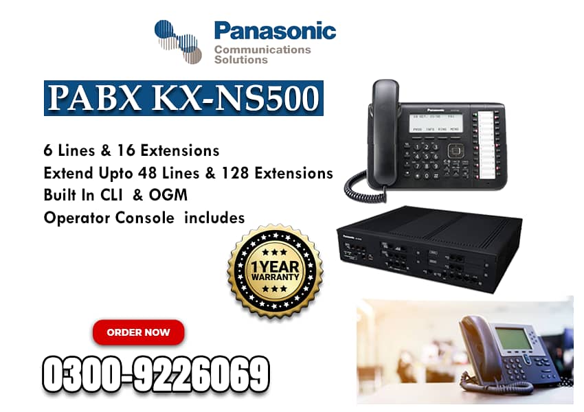 Panasonic PABX (6+16) In DHA 0