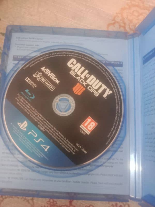 BLACK OPS 4 new condition. 3