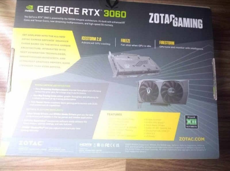 ZOTAC GAMING GeForce RTX 3060 12GB Twin Edge GDDR6 2