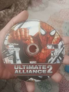 PS2 game spiderman ultimate alliance2