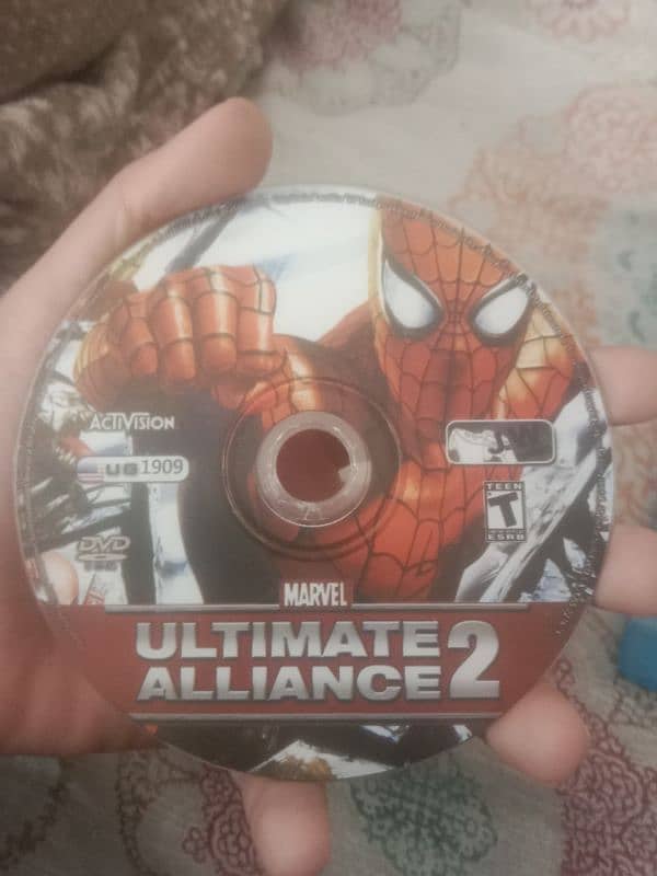 PS2 original title spiderman ultimate alliance2 0