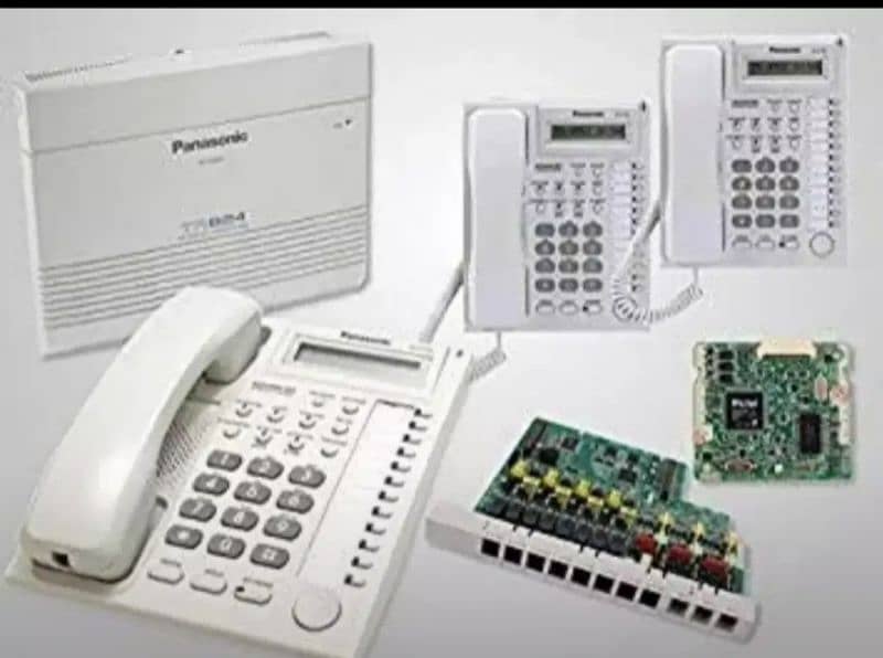 PABX 4 24 PANASONIC TELEPHONE EXCHANGE PTCL INTERCOM PHONE EXTENSION6 0