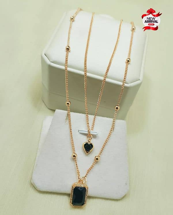 Locket(Zircon double chain locket) 0