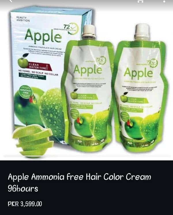 Apple Hair colour 0