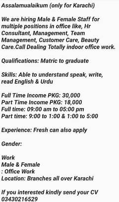 if someone need this job contact us