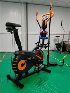 exercise cycle elliptical machine cross trainer magnetic upright bike