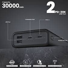 30,000mAh FASTER PD-30 Power Bank