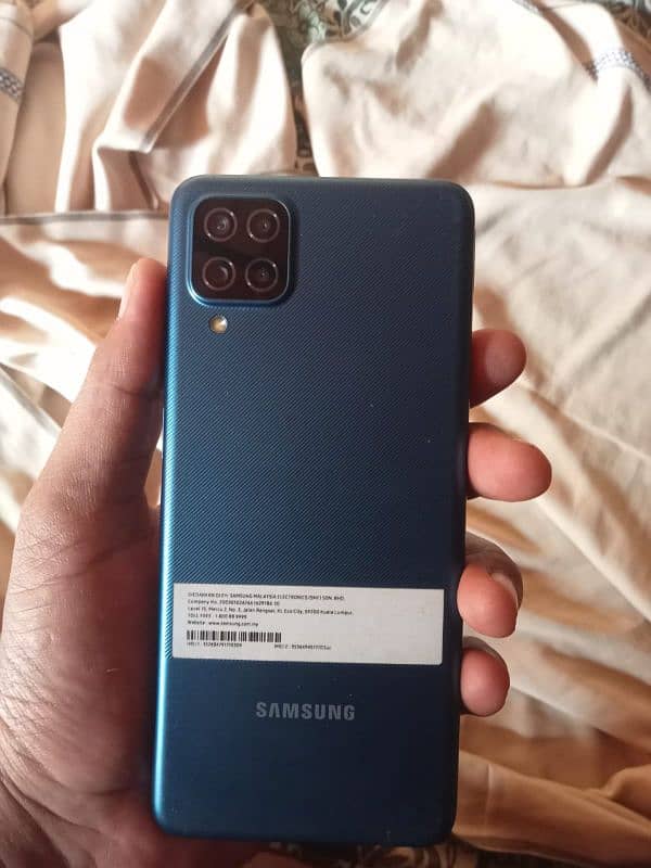 Samsung A12 all accessories box original charger condition 9.5 6