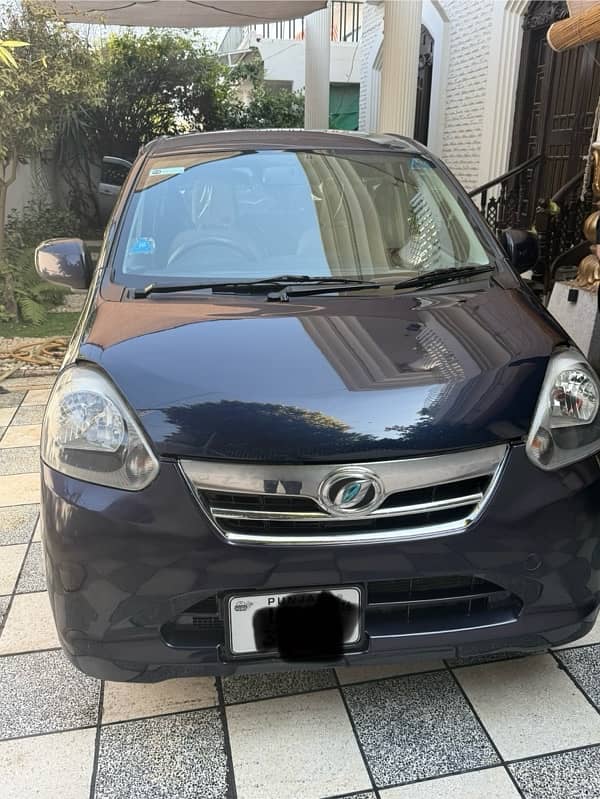 Daihatsu Mira 2013 navy blue just like new 1