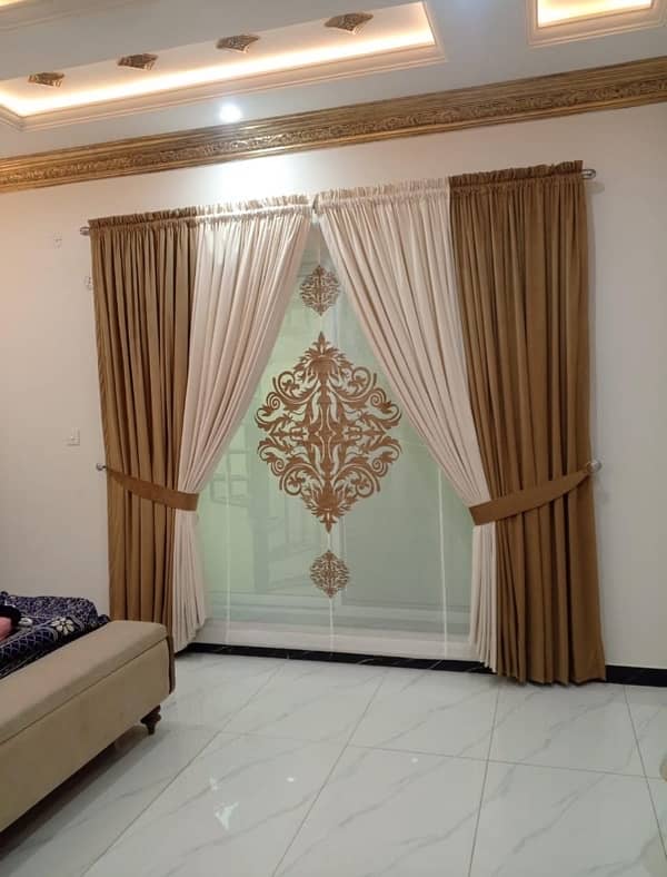 Premium Curtains Fabrics, Roller Zebra Wooden Window Blinds. 4