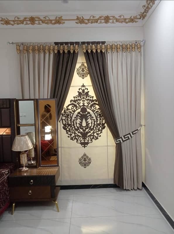 Premium Curtains Fabrics, Roller Zebra Wooden Window Blinds. 7