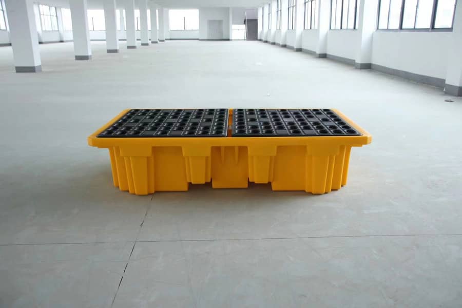 Secondary containment spill pallet drum spill pallet single,2 & 4 drum 3