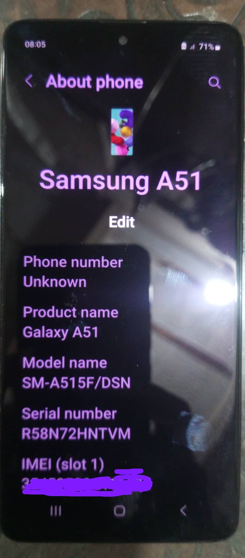 Samsung Mobile A51 2