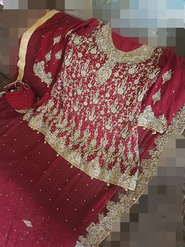 bridal lehenga for sale in v good condition 0