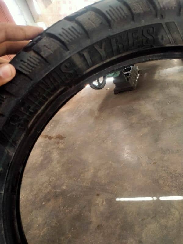 service winner tyre 125cc 110cc 15 days used 0