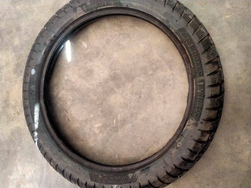 service winner tyre 125cc 110cc 15 days used 4