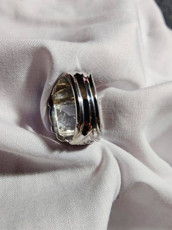 Aquamarine Silver (چاندی) Ring 1