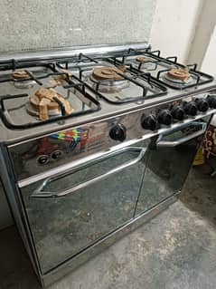 cooking range with oven 5 burners