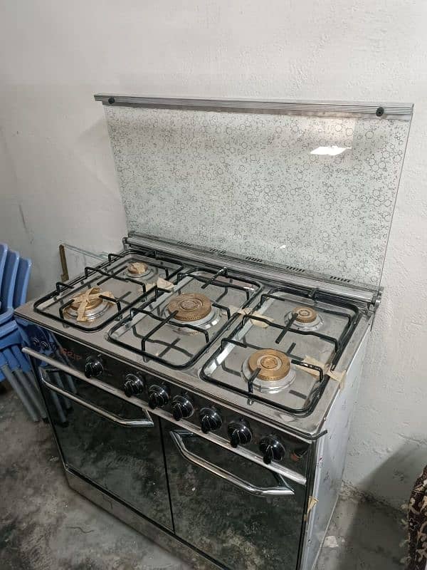 cooking range with oven 5 burners 1