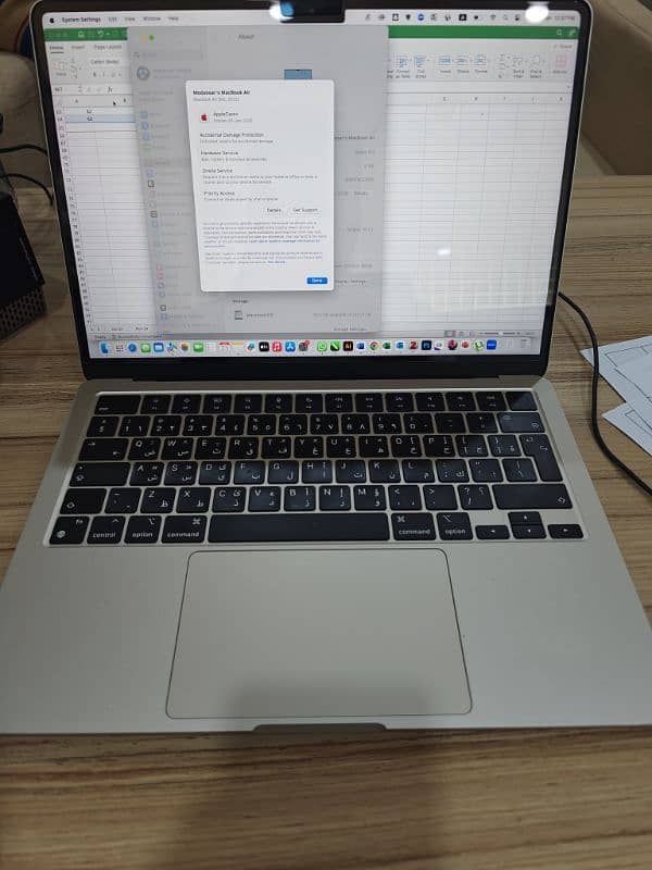 Macbook Air M2 with AppleCare+ 0