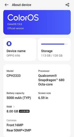 Oppo a96