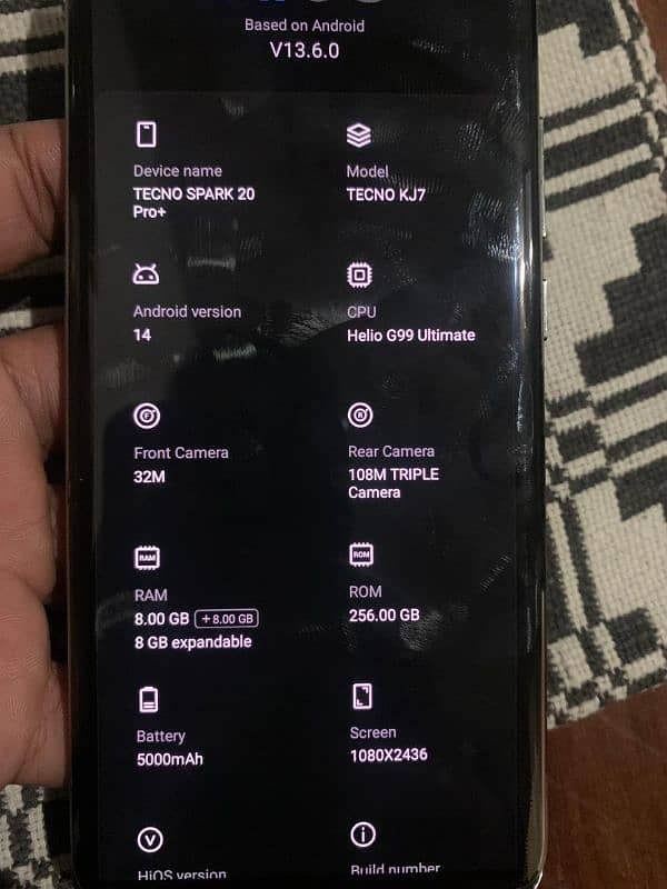 Tecno spark 20 pro plus 8/256 3