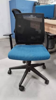 Blue Executive chairs